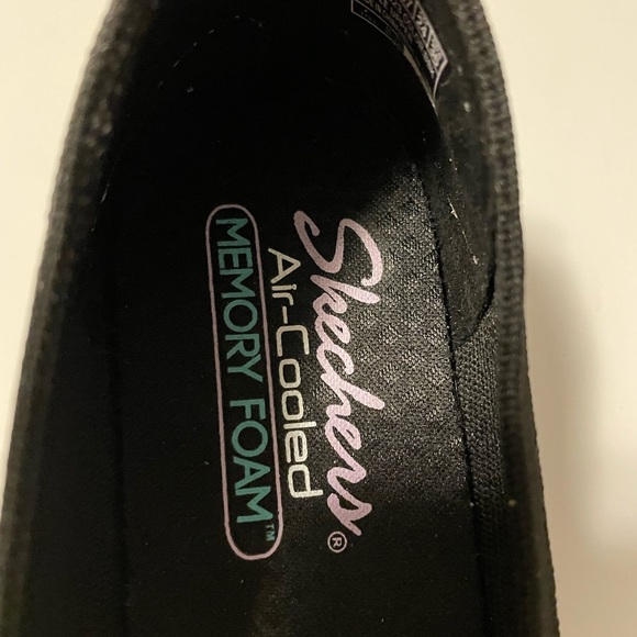 Skecher’s Black Cleo Flex Wedge - Flipside Size 7 - Picture 5 of 7